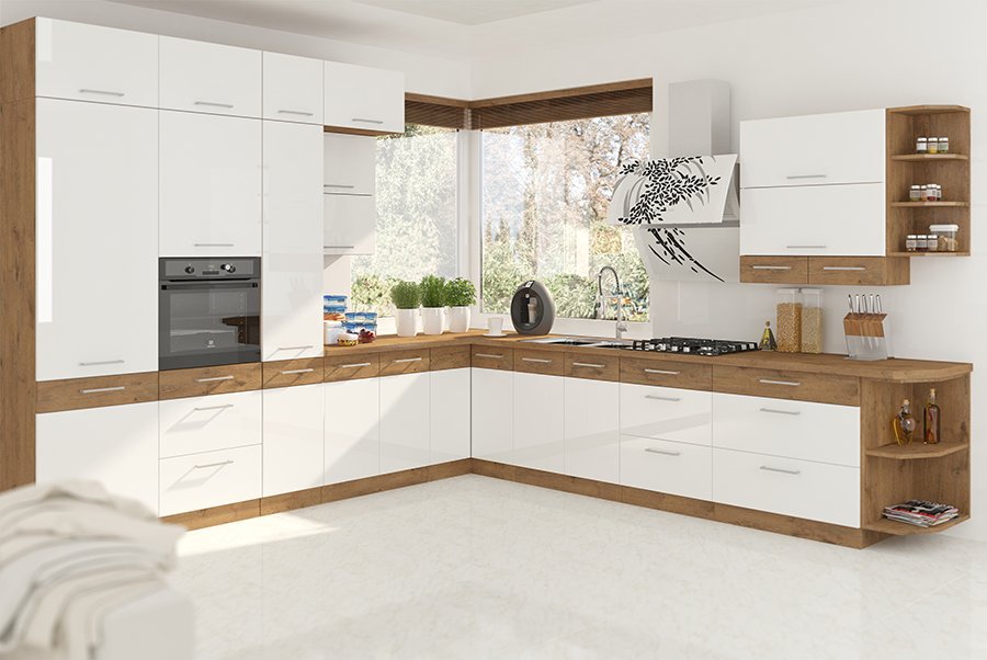 Szafka kuchenna Vigo Biały HG 105 ND 1F BB L/P