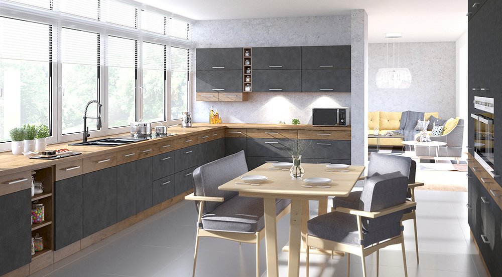 Szafka kuchenna Vigo Matera 80 ZL 2F BB