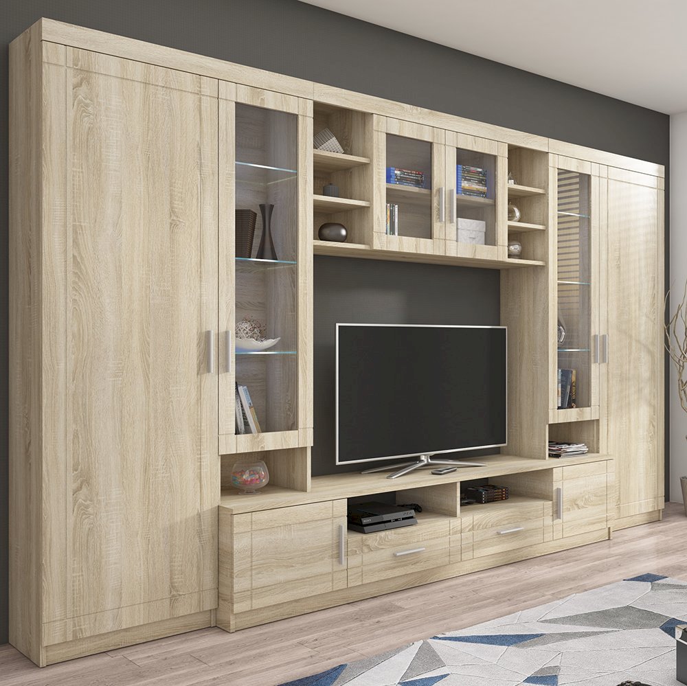 Meblościanka Paris Dąb Sonoma