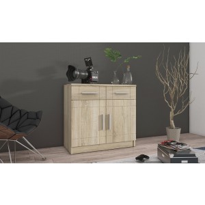 Komoda Paris Dąb Sonoma 2F 2S