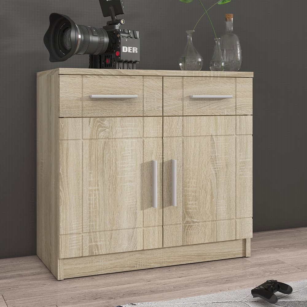 Komoda Paris Dąb Sonoma 2F 2S