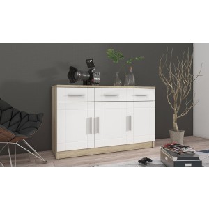 Komoda Paris Dąb Sonoma + Biały