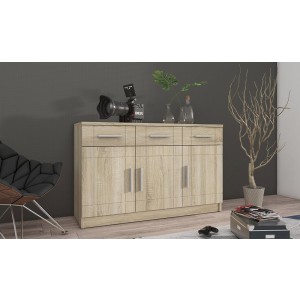 Komoda Paris Dąb Sonoma 3F 3S