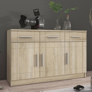 Komoda Paris Dąb Sonoma 3F 3S