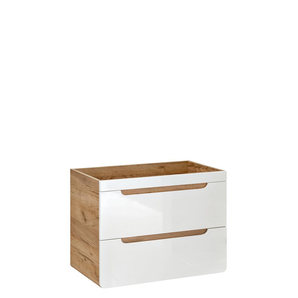 Biała szafka pod umywalkę 60 cm Aruba 820