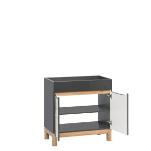 Szafka pod umywalkę Bali Grey 80 cm 821