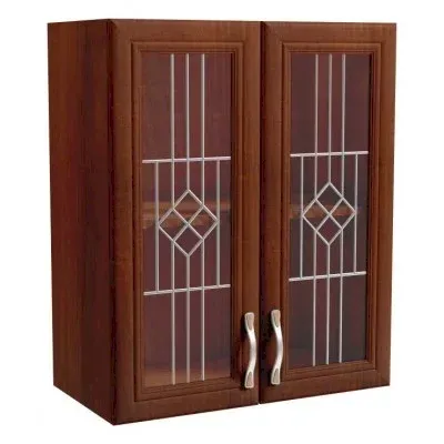 Sycylia - G60S - szafka wisz. 60 2 dzrzw. szklane Orzech Milano