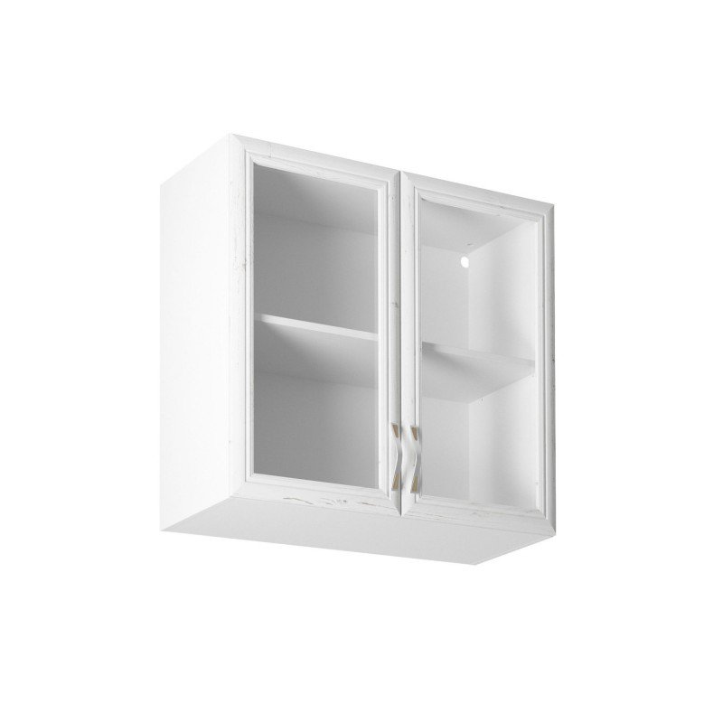 Sycylia - G80S - szafka 2 drzwiowa wisząca 80 ze szkłem Sosna Andersen