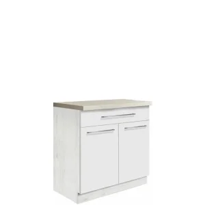 Szafka Kuchenna Creativa 6D z szufladą Biały Połysk