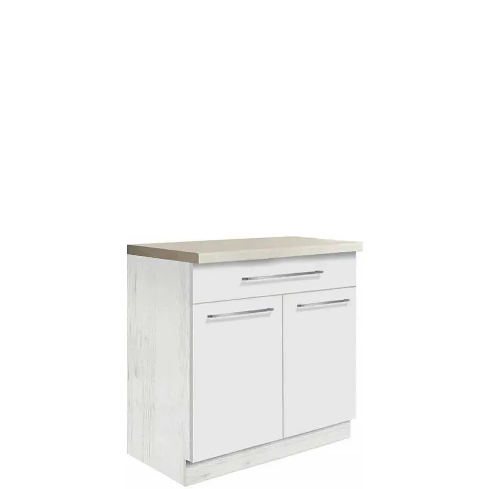 Szafka Kuchenna Creativa 6D z szufladą Biały Połysk