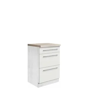 Szafka Kuchenna Creativa 9D z szufladami Biały Połysk