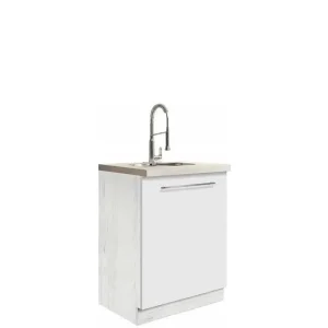 Szafka kuchenna Creativa 11D pod zlewozmywak Biały Połysk