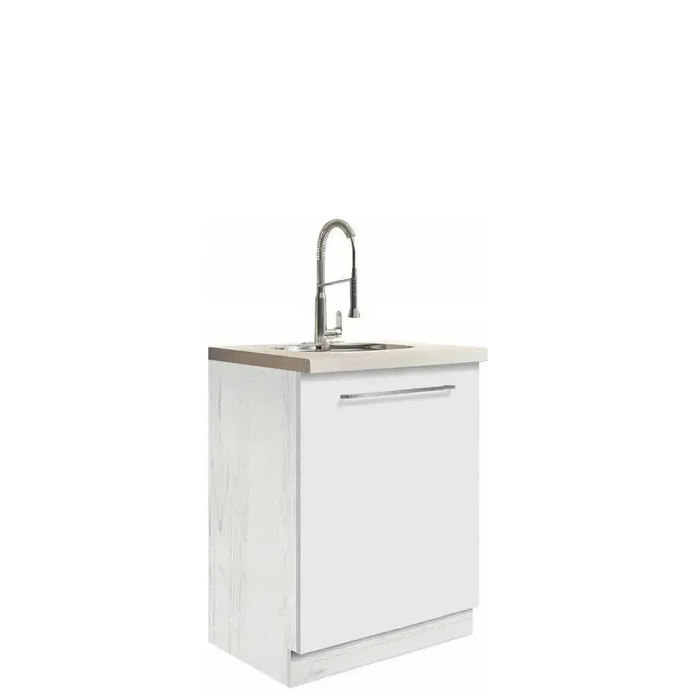 Szafka kuchenna Creativa 11D pod zlewozmywak Biały Połysk