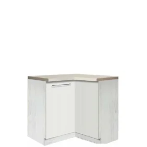 Szafka kuchenna Creativa 16D narożna Biały Połysk