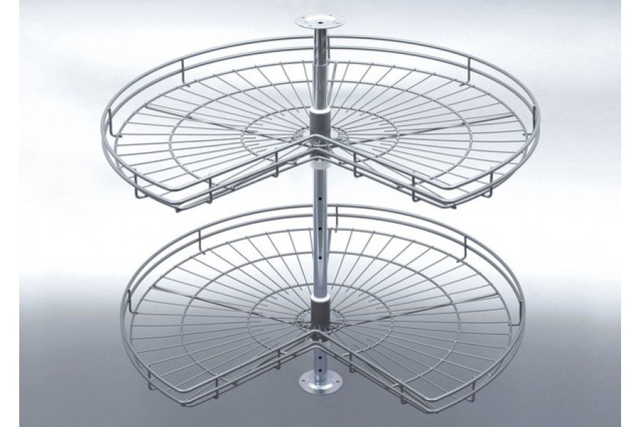 Szafka kuchenna Creativa 16D narożna z pólką obrotową Biały Połysk