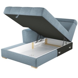 Narożnik Riva V1 otomana szeroka z pojemnikiem