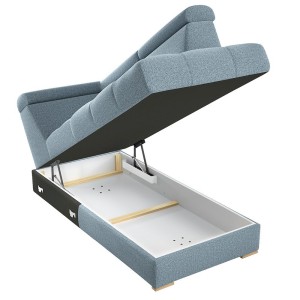 Narożnik Riva V4 otomana zamknięta z pojemnikiem