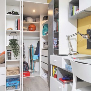 Garderoba Sigma SI1 Biały + Beton