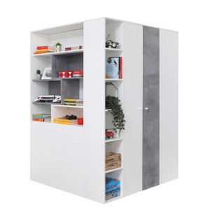 Garderoba Sigma SI1 Biały + Beton