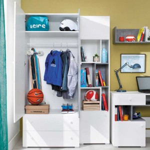 Szafa Sigma SI3 Biały + Beton