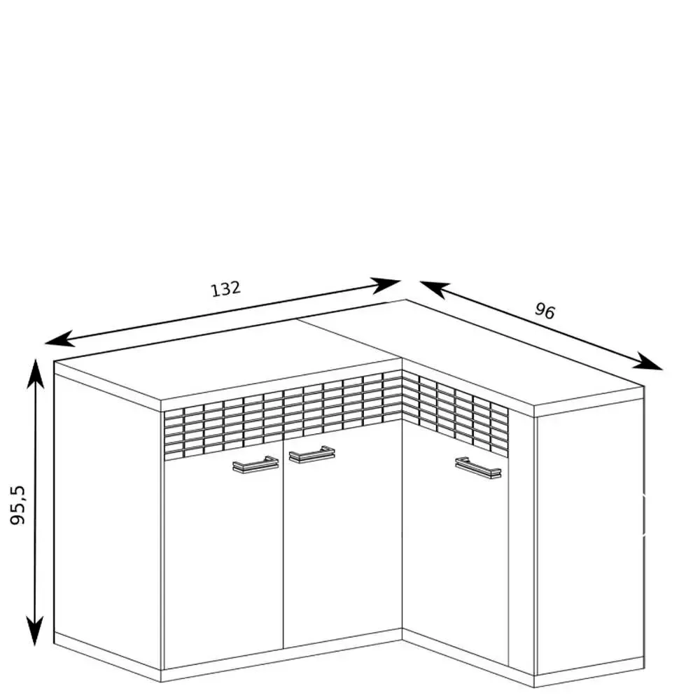 Komoda Narożna Natural N-15