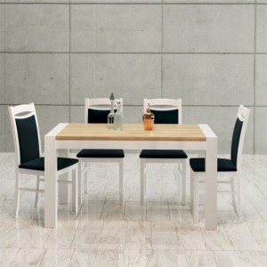 Stół STL40/1 + 4 krzesła KT04