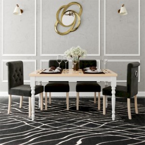 Stół STL66/1 + 4 krzesła KT60