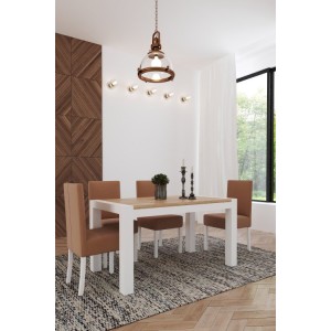 Stół STL40/1 + 4 krzesła KT58