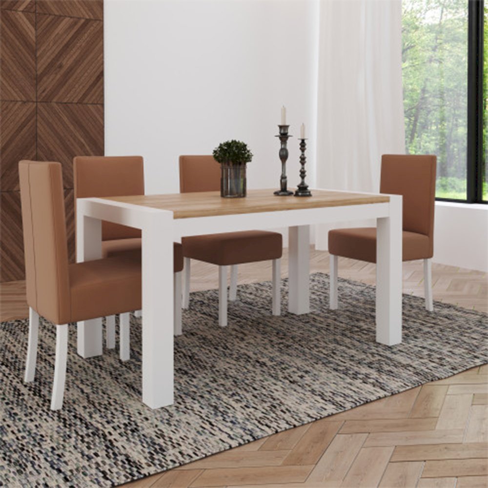 Stół STL40/1 + 4 krzesła KT58