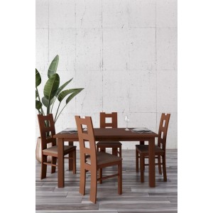 Stół STF64/1 + 4 krzesła KT39