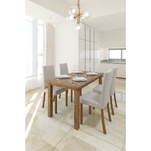 Stół STF62/1 + 4 krzesła KT20