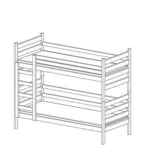 Łóżko Piętrowe Darek