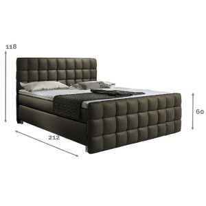 Łóżko kontynentalne Imperia 160x200 Elastic Top