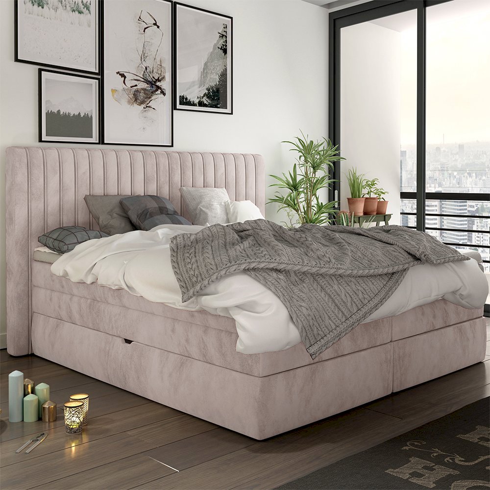 Łóżko kontynentalne Minola 180x200