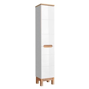 Słupek wysoki z koszem Bali White 804