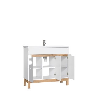 Szafka z umywalkę Bali 100 cm White 825