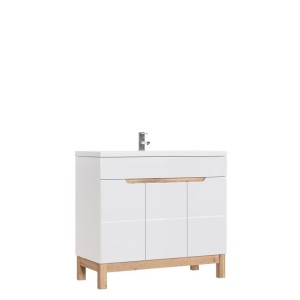 Szafka z umywalkę Bali 100 cm White 825