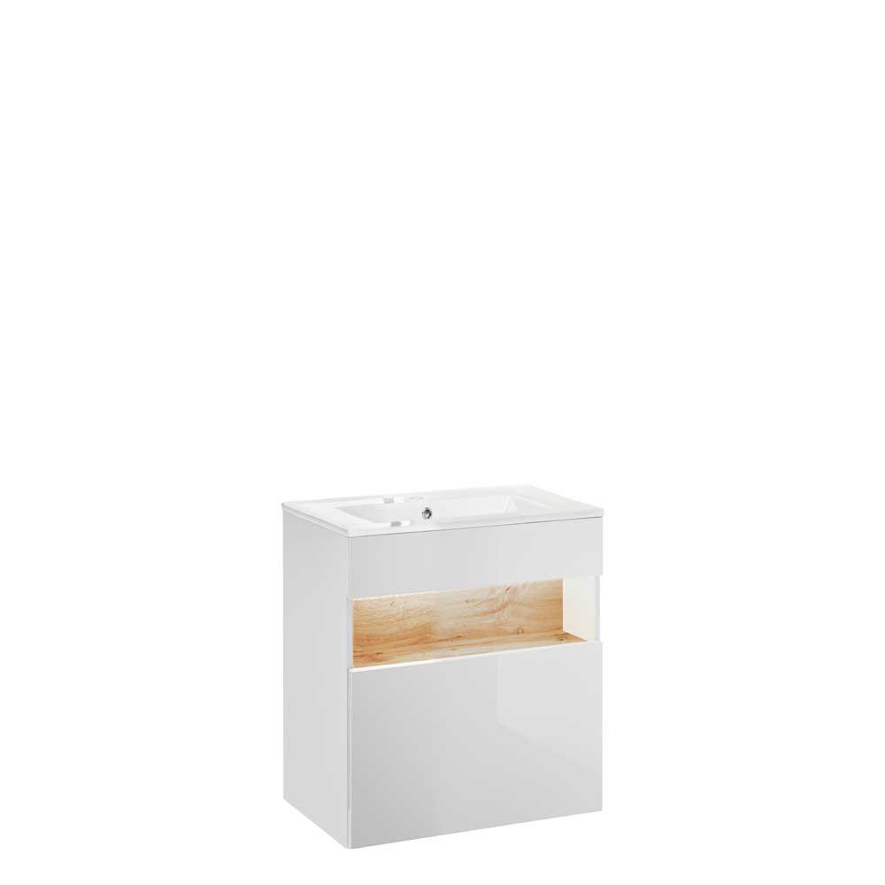 Szafka z umywalką Bahama White 820