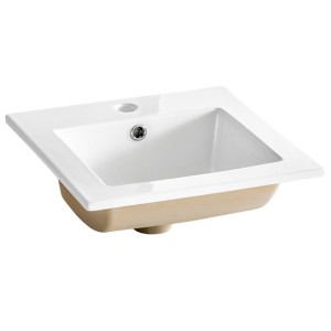 Biała szafka z umywalką 40 cm Aruba 823