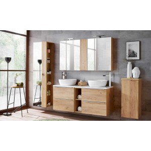 Szafka z lustrem 60 cm Capri Oak 842