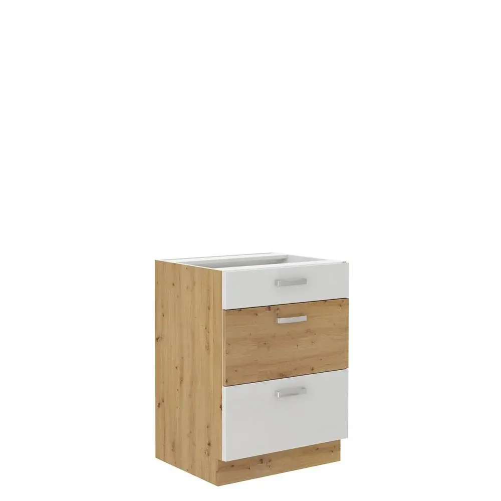 Szafka kuchenna Artisan 60 D 3S BB WH