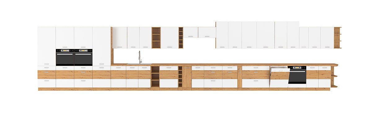 Szafka kuchenna Artisan 60 DPS-210 3S 1F WH