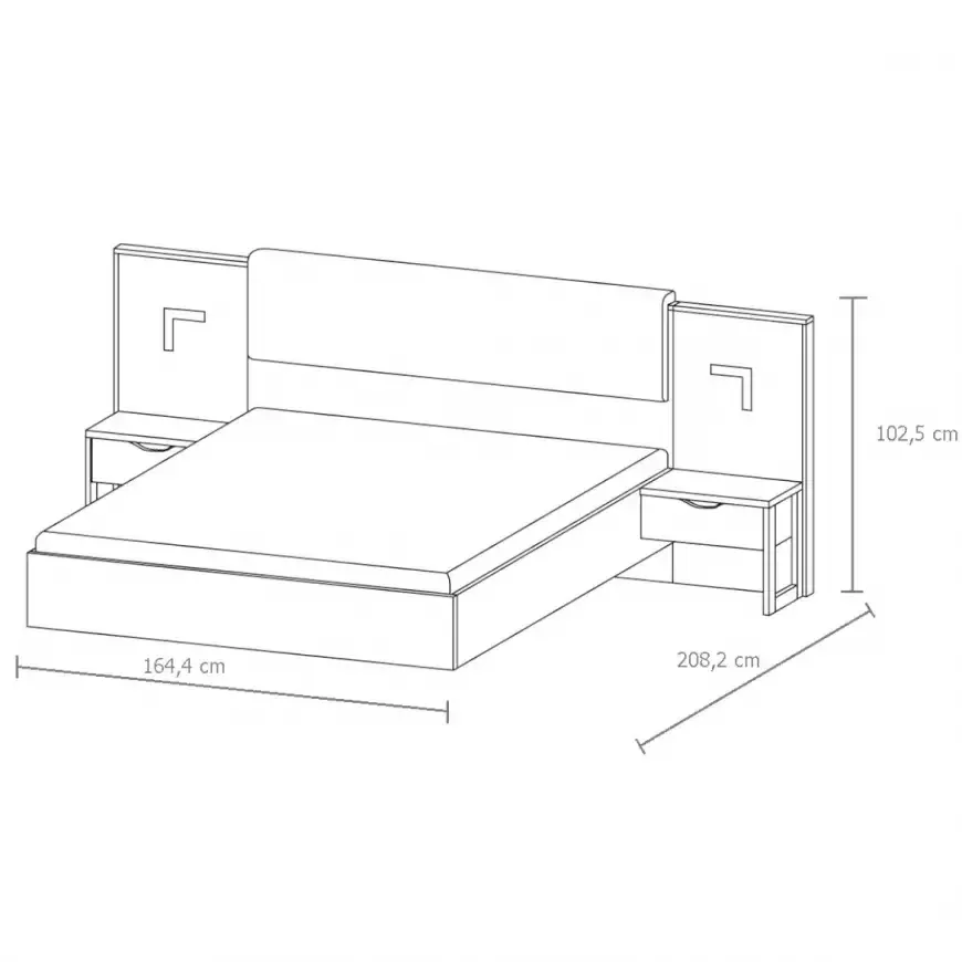 2 x Stolik Nocny Arden