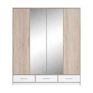 Szafa ISKO ISL Dąb Sonoma + Biały Lux