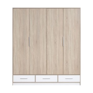Szafa ISKO IS Dąb Sonoma + Biały Lux