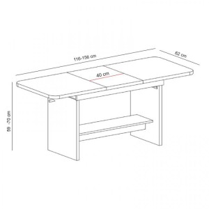 Ława rozkładana Janek