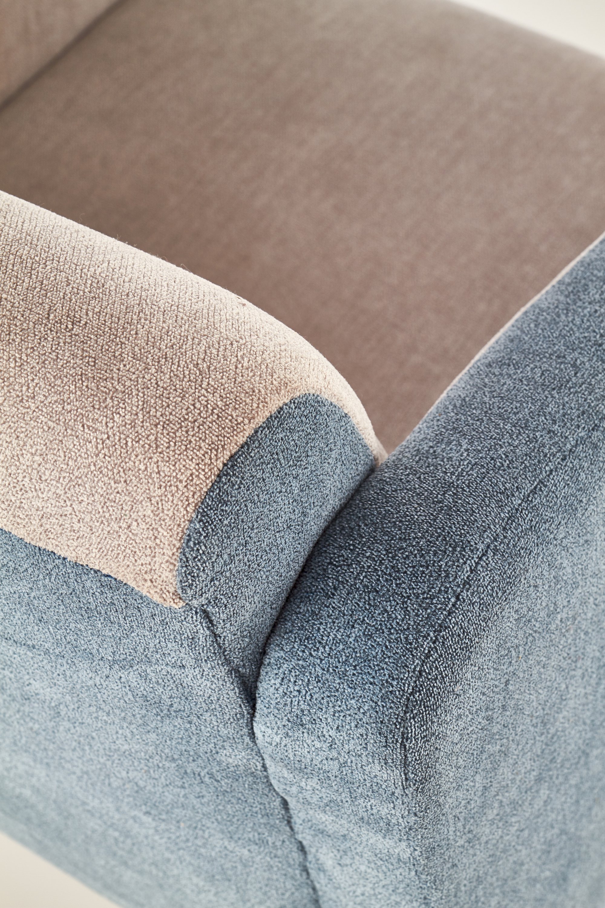 WELL fotel wypoczynkowy popielato - turkusowy (ALFA 13 / ALFA 14)