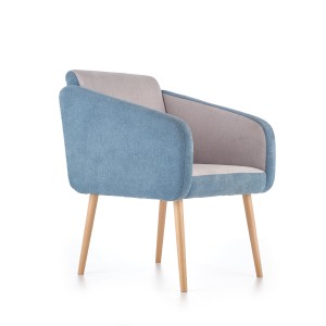 WELL fotel wypoczynkowy popielato - turkusowy (ALFA 13 / ALFA 14)