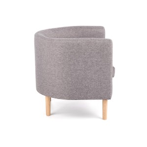 CLUBBY fotel wypoczynkowy popiel