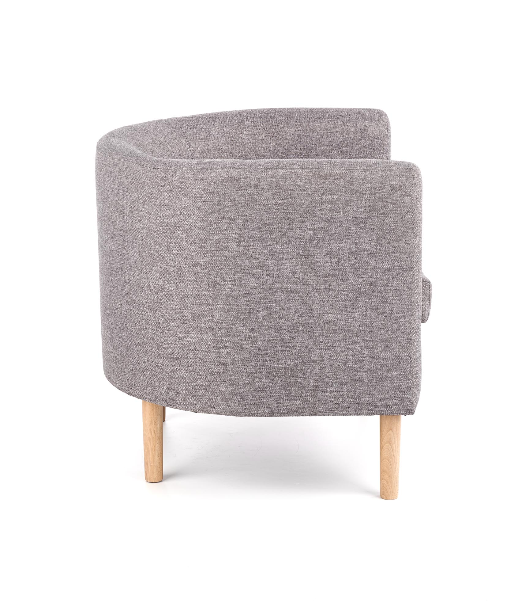 CLUBBY fotel wypoczynkowy popiel